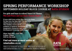 Rata Spring Holiday Workshop