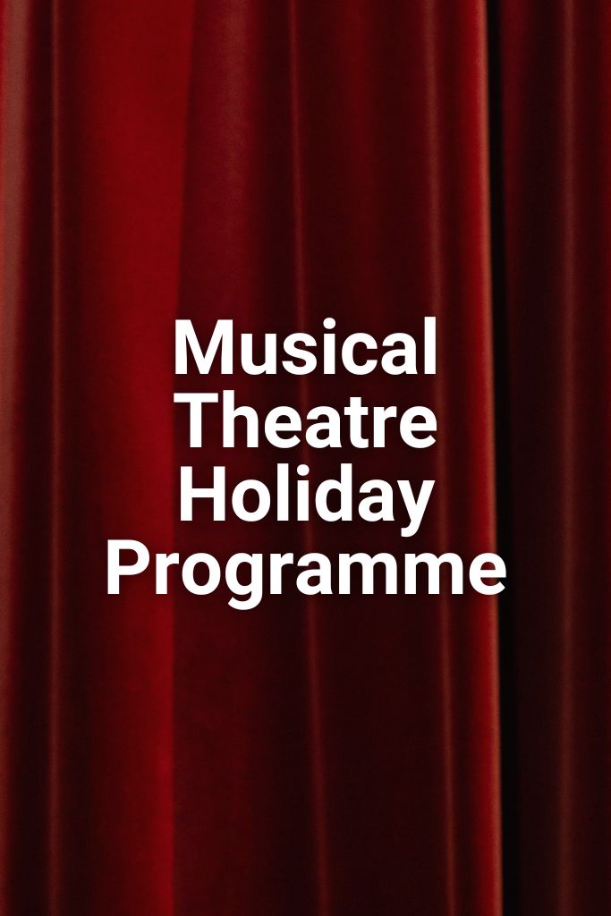 A red curtain. Click on this image to learn more about the Musical Theatre Holiday Programme.